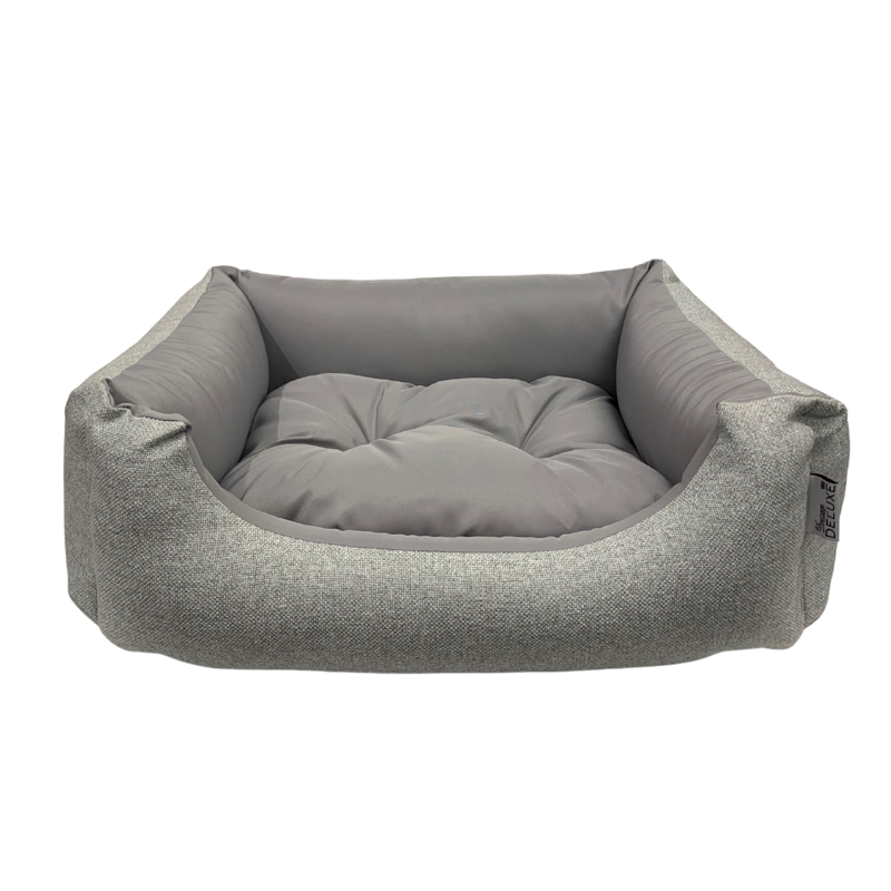 Dressage Deluxe Premium Dog Bed Small -  Silver-1